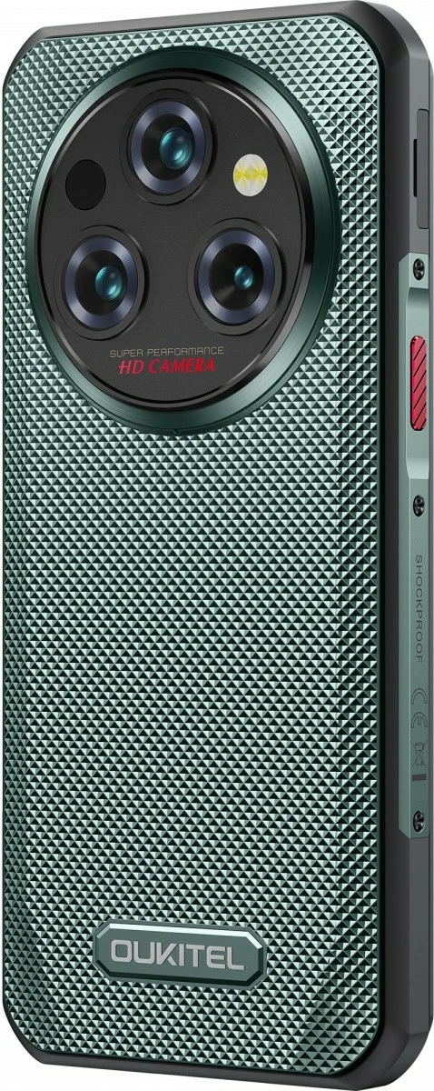 Celular, OUKITEL, WP35 Pro, 12/512GB, 6.6" FHD+, 5G, 11000mAh, IP68/IP69K MIL-STD-810H, Dual SIM, Green