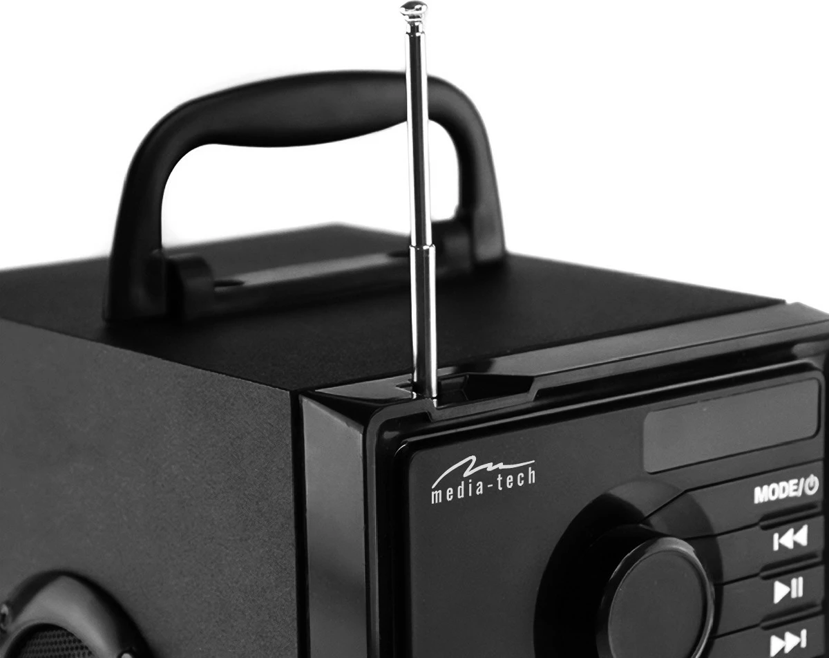 Altoparlant portabël Media-Tech BOOMBOX SILVER MT3179, Bluetooth, 15W, i zi