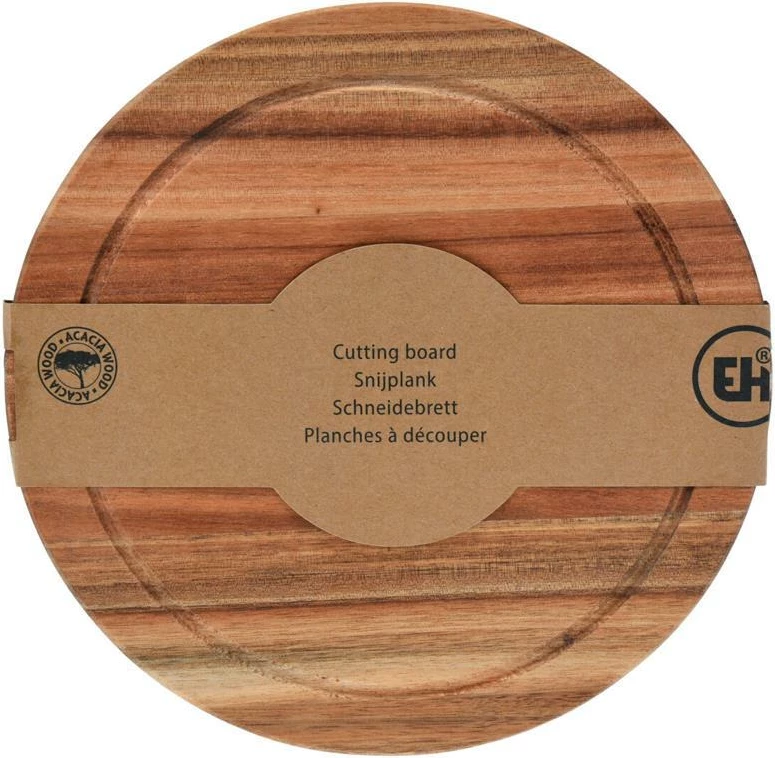 Dërrasë prerëse KOOPMAN Acacia Ø25x1.6cm