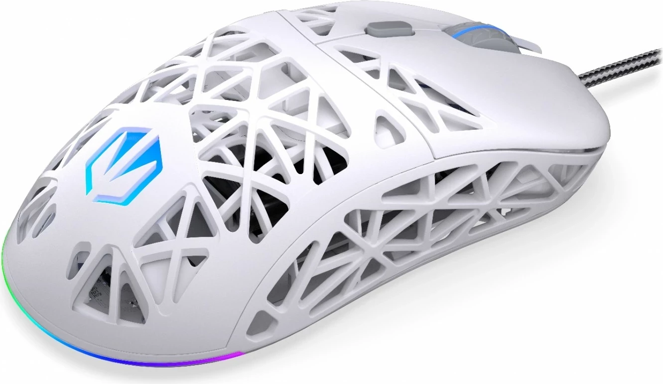 Maus Endorfy LIV Onyx, RGB, i bardhë