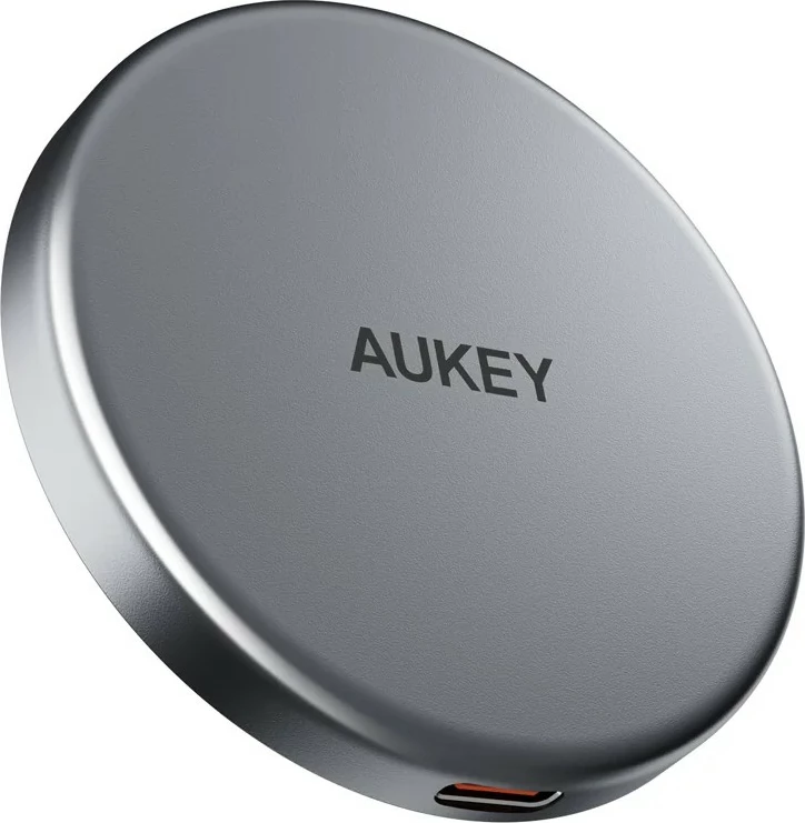 Karikues wireless AUKEY MagFusion Aura Qi2 15W, i zi