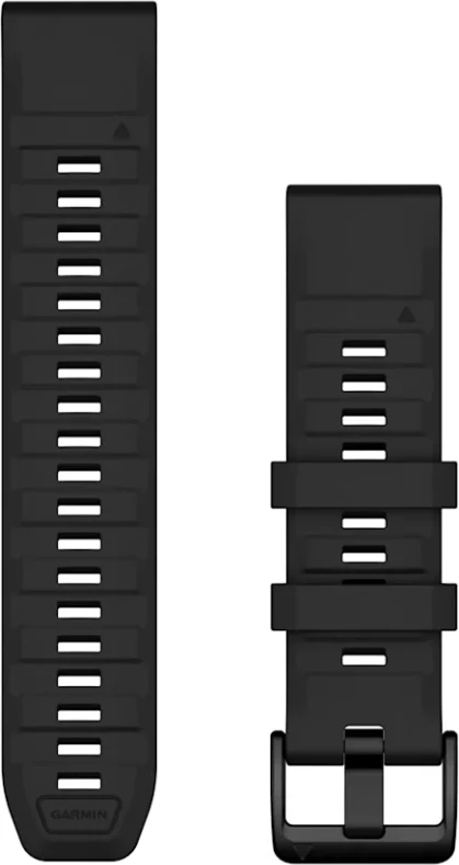 Rrip për smartwatch Garmin QuickFit® 22 Bands, Black Silicone