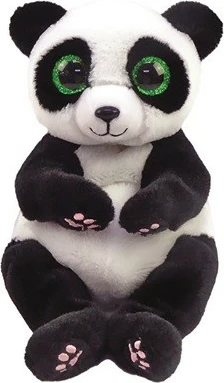 Lodër pelushi panda, TY, Ying 40542, 15 cm, bardh e zi