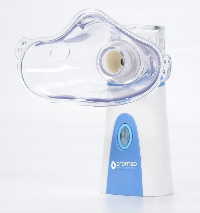 Inhalator ultrasonik Oromed Oro-Mesh Pro, i bardhë