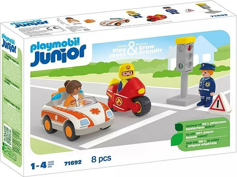 Set figurina Playmobil Junior 71692 Everyday Heroes, 8 pjesë