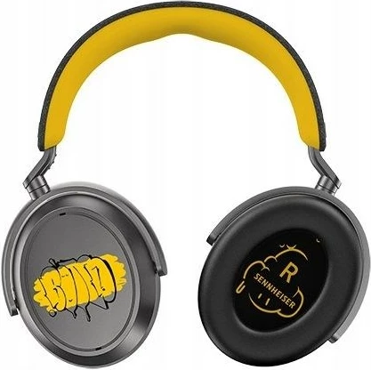 Kufje wireless Sennheiser Momentum 4, 80th Anniversary Edition, Bluetooth, të zeza/verdha