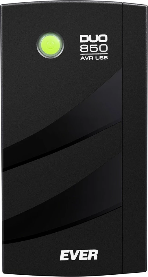 Kasë UPS EVER DUO 850 AVR USB, 850 VA, 550 W, E zezë