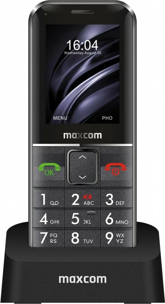 Celular Maxcom MM 735 SOS me byzylyk SOS, E zezë