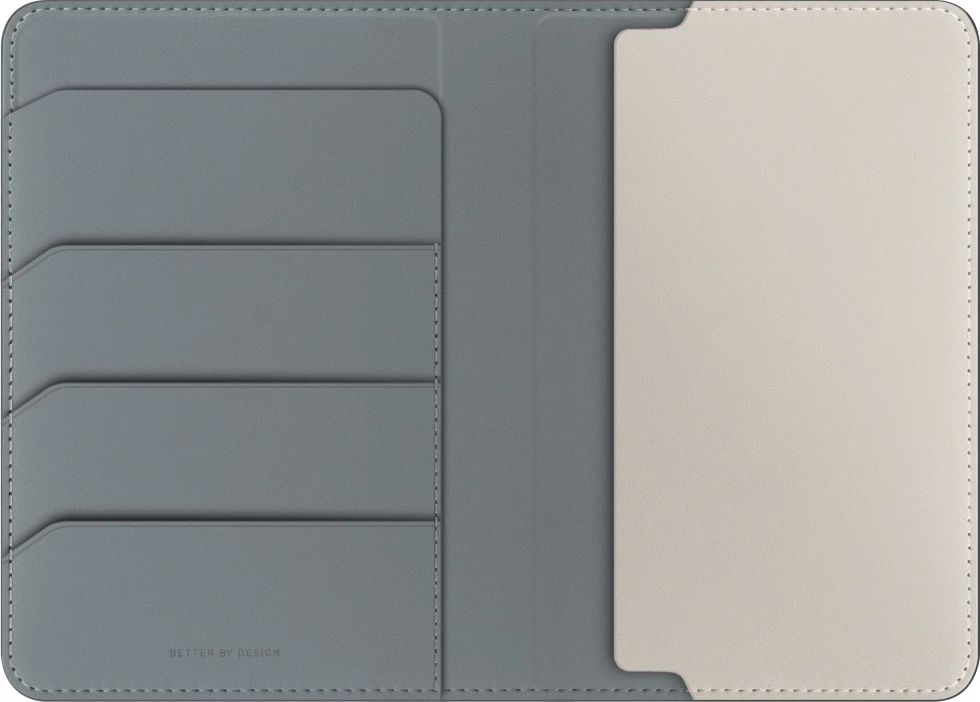 Mbështjellës pasaporte UNIQ Belmont me RFID, Gjelbër/Fildish