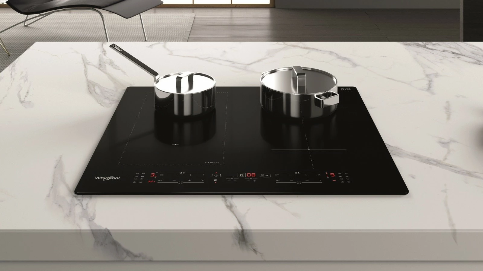 Pllakë gatimi me induksion Whirlpool WLB3360NE, 4 zona, e zezë