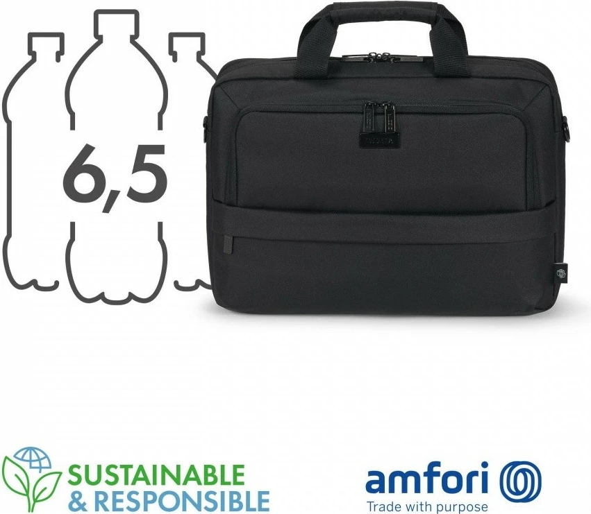 Çantë laptopi DICOTA Top Traveller Eco CORE, 13-14.1", e zezë