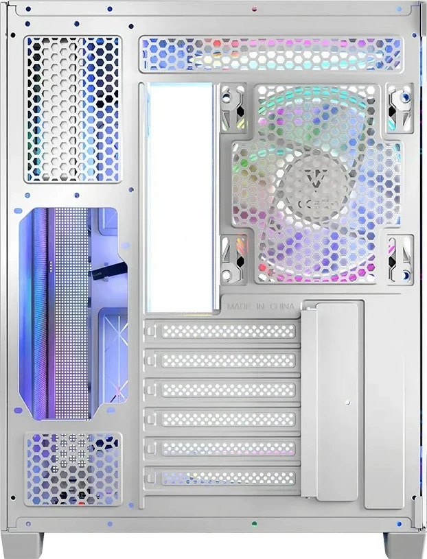 Kasë MODECOM Volcano Panorama APEX ARGB 7F Midi, e bardhë