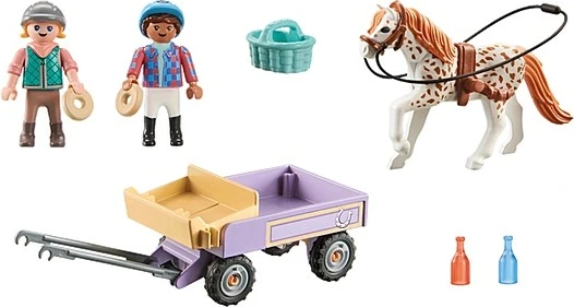 Set lodrash Playmobil Horses 71496 Pony Carriage, 33 pjesë