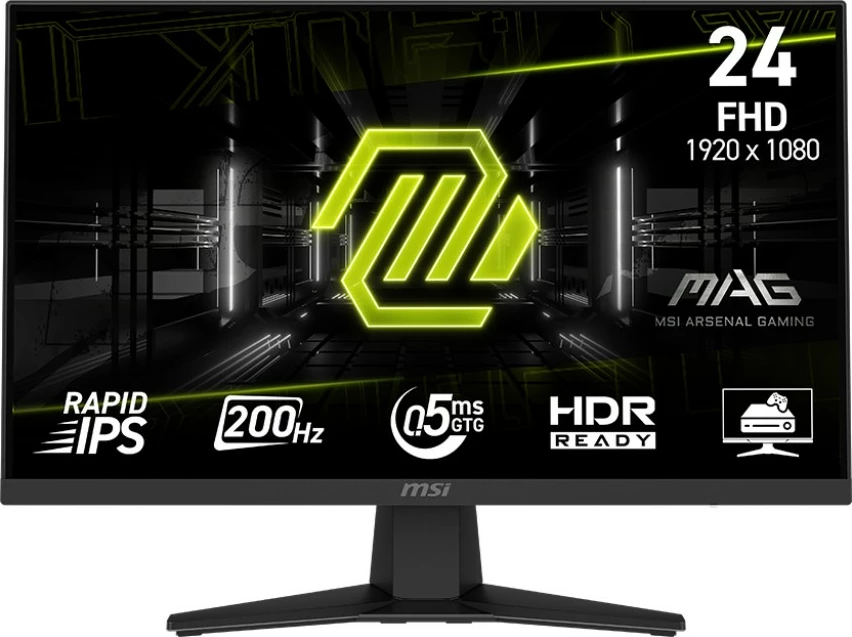 Monitor MSI MAG 244F 24.5 inç, Full HD, Rapid IPS, 200Hz, HDR, i zi