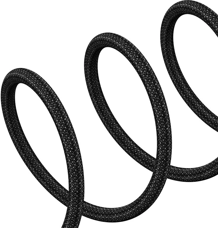 Kabllo karikimi e shpejtë Baseus Gem USB në IP, 1 m, E zezë