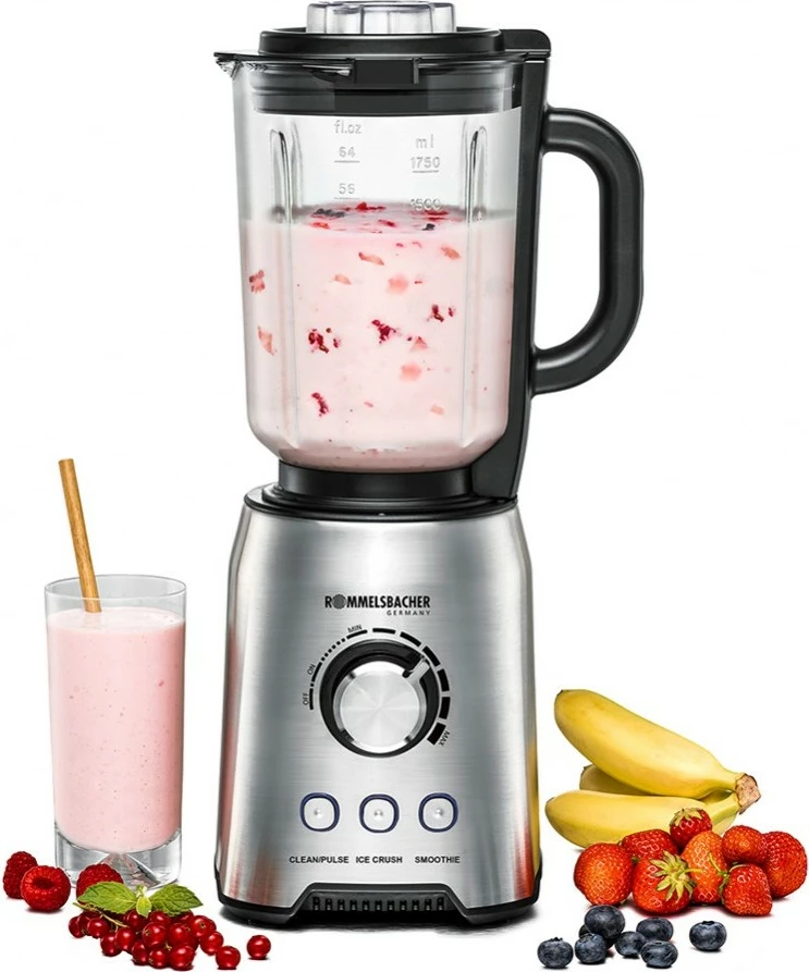 Blender tavoline Rommelsbacher MX 1250, 1.75 L, 1200 W, Inox