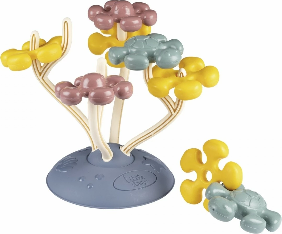 Lodër edukative Smoby Little Coral, plastikë, shumëngjyrëshe, për fëmijë 12+ muajsh