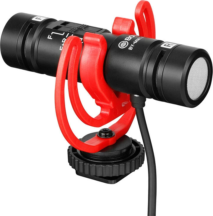 Mikrofon mini për kamera BOYA BY-MM1 PRO, super-cardioid, pa bateri, i zi