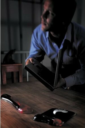 Mauspad Kensington Duo Gel, Mbështetës dore, E zezë/E kuqe