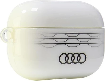 Mbështjellës Audi IML Geometric Pattern për AirPods Pro 2, Bardhë