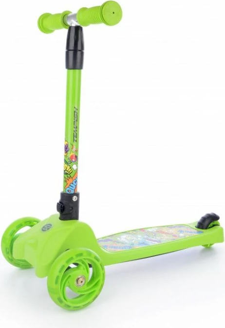 Trotinet për fëmijë Tempish, jeshile dhe rozë