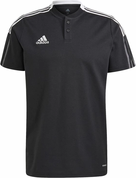 Maicë polo për meshkuj adidas Tiro 21, e zezë