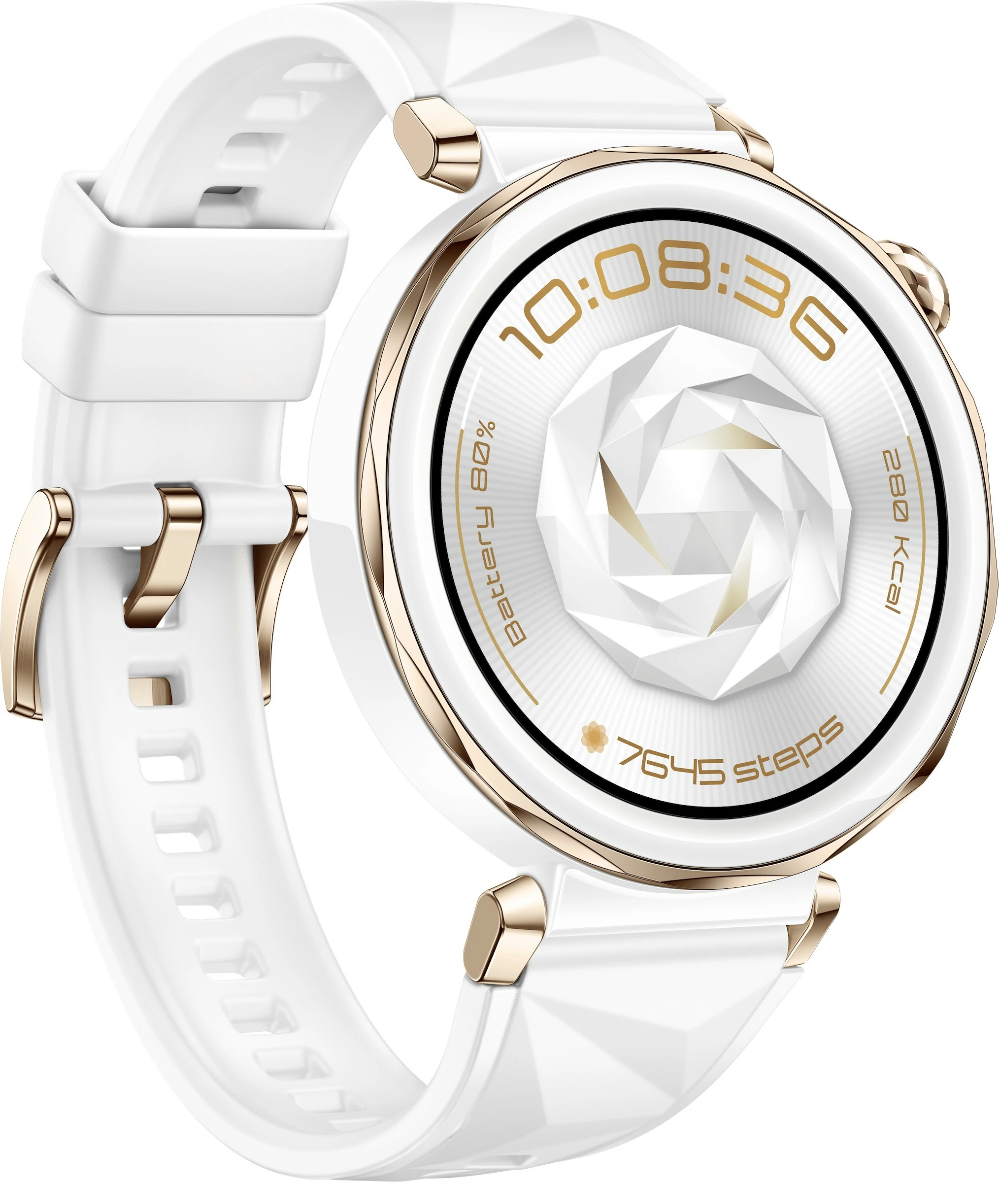 Smartwatch HUAWEI WATCH GT5 Pro 42mm, AMOLED, 323mAh, GPS, bardhë