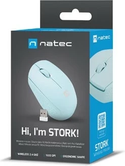 Maus Natec Stork, pa kabllo, blu