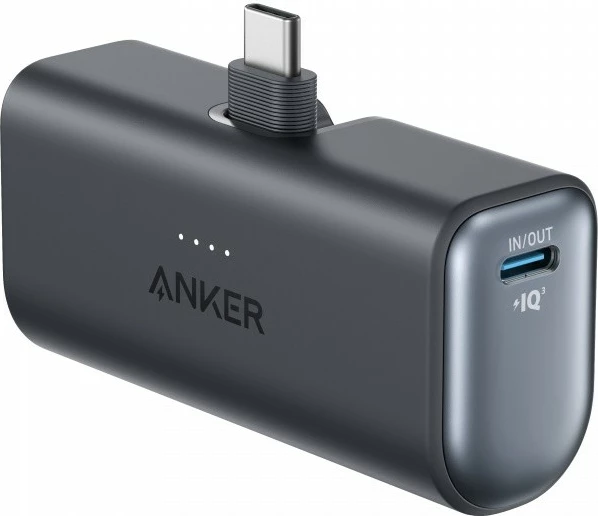 Powerbank Anker NANO 5000mAh, 22.5W, 2x USB Type-C, e zezë