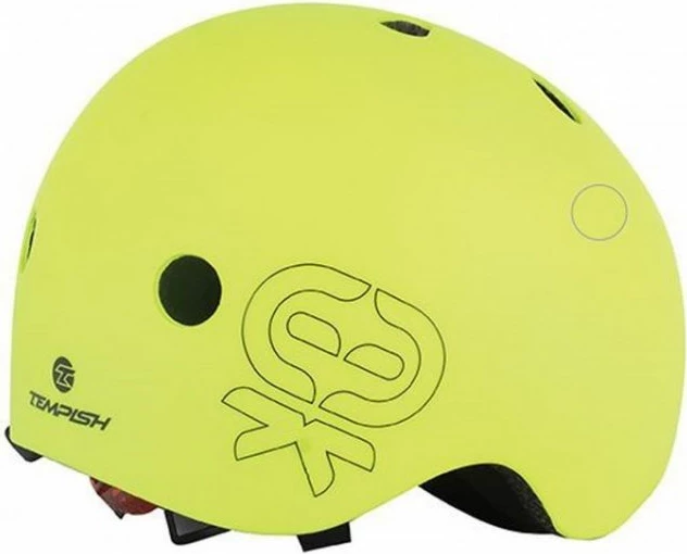 Helmetë për fëmijë Tempish, e verdhë