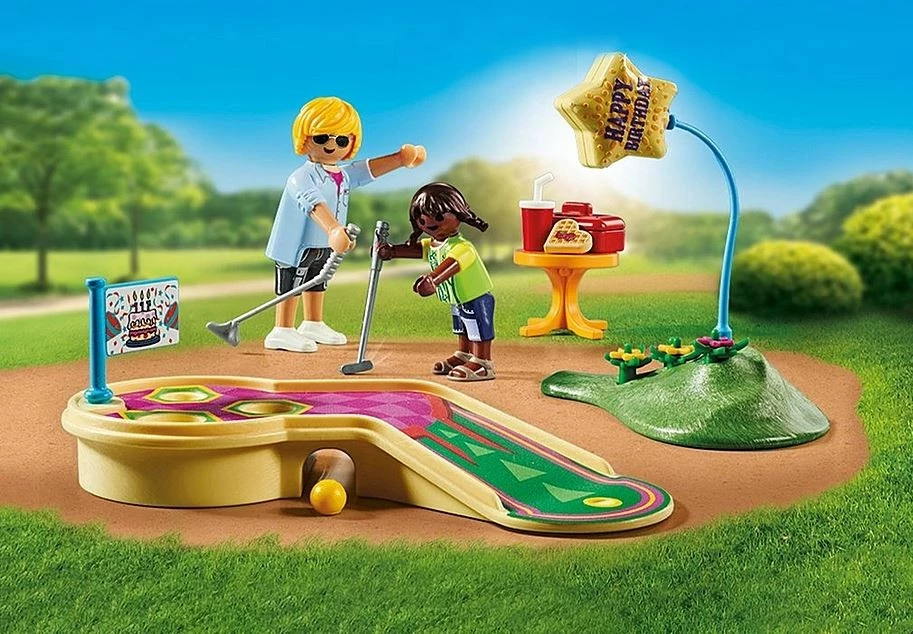Set figurina Playmobil My Life 71449, minigolf, 33 pjesë