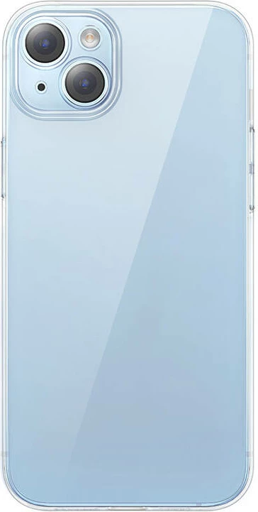 Mbështjellës Baseus Crystal Series për iPhone 14 Plus me xham të temperuar, Transparent