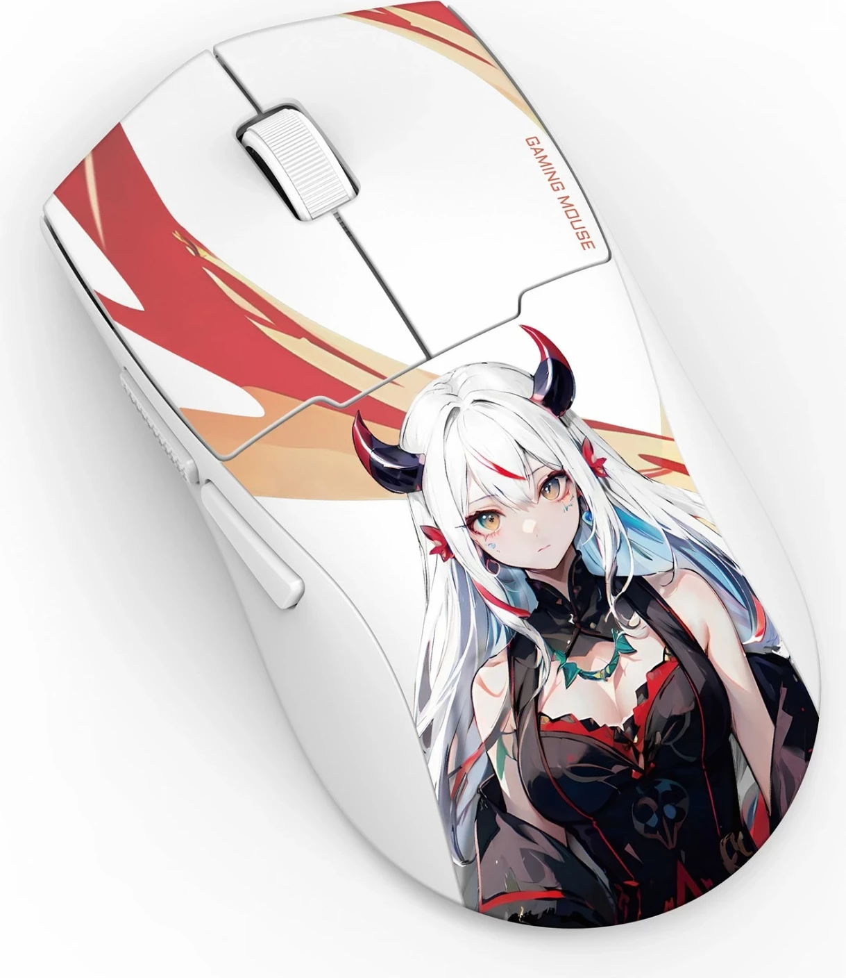 Maus Redragon M918-AKG-PRO K1NG PRO MAX 1K, i bardhë-zi