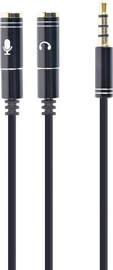 Kabllo përshtatëse audio Gembird, (0.2 m 2 x 3.5mm)