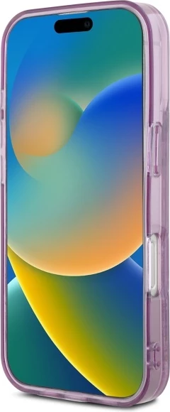 Mbështjellës Hello Kitty Liquid Glitter 50TH Anniversary Party për iPhone 16 Pro, Violet