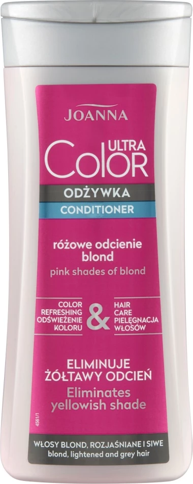 Kondicioner ngjyrues për flokë Joanna Ultra Color Pink Shades Blonde për femra, 200g
