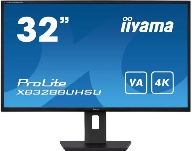 Monitor iiyama XB3288UHSU-B5, 32", 4K Ultra HD, i zi