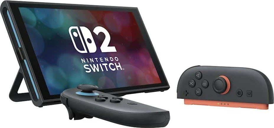 Konzolë portabile Nintendo Switch 2 me Mario Kart World, 256 GB, Ekran 7.9", e zezë