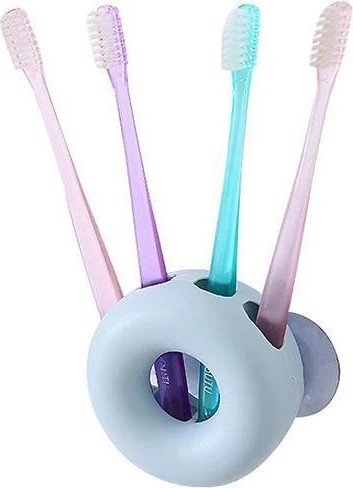 Mbajtës furçash dhëmbësh plastik NEXT, 4 vende, Ø 8cm