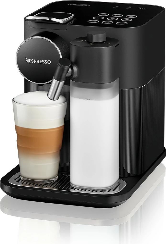 Aparat kafeje kapsula DeLonghi Nespresso Lattissima Gran EN 640.B, 1L, e zezë