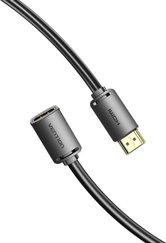 Kabllo zgjatuese HDMI 2.0 Vention AHCBJ, 5m, 4K 60Hz, e zezë