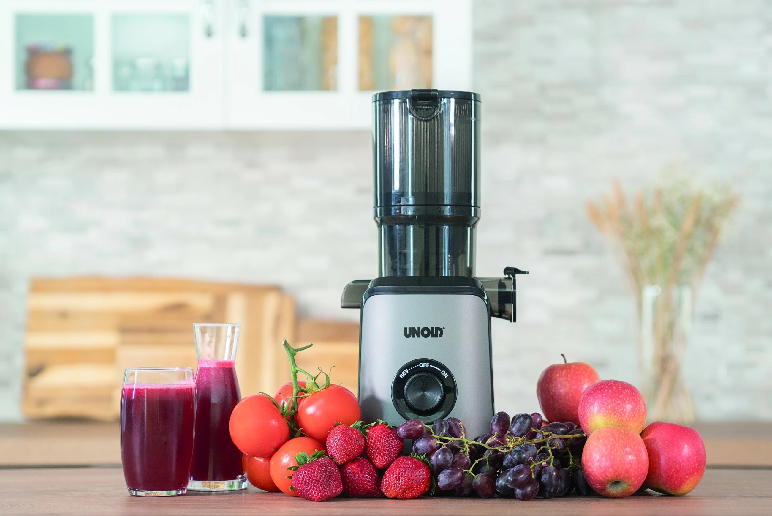 Slow juicer UNOLD 78275 Sam, 0.8L, 80 RPM, charcoal