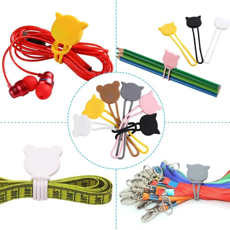 Mbështjellës kabllosh Hurtel, silikon, i verdhë