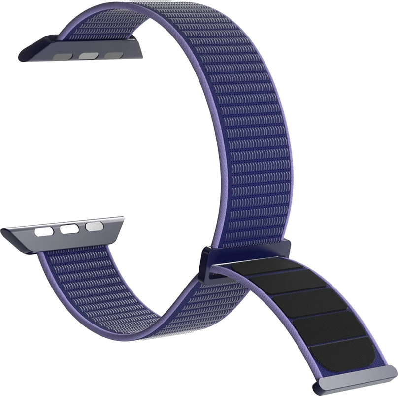 Rrip sportiv najloni për Apple Watch Puro PUSPORTAW44BLUE, Kaltër