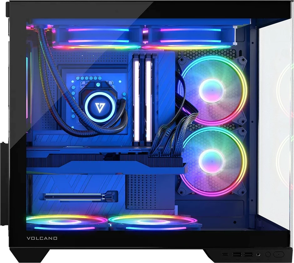 Kasë MODECOM Volcano Panorama APEX ARGB 7F Midi, Gri