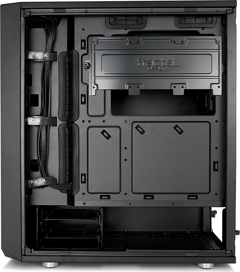 Kasë Fractal Design Meshify C, Midi Tower, PC, ATX, ITX, micro ATX, e zezë