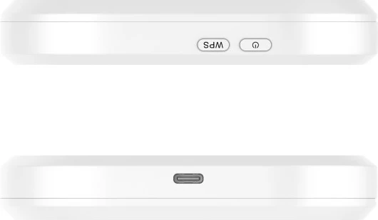 Router mobil ZTE U10, LTE, WiFi 6, Nano SIM, i bardhë/zi