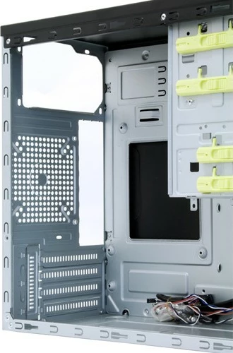 Kasë Chieftec HT-01B-350GPB, Midi Tower, PC, micro ATX, e zezë