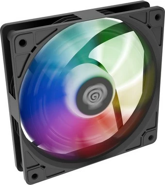 Ventilator kase Natec GENESIS OXAL 120 ARGB, 12 cm, me ndriçim ARGB, i zi