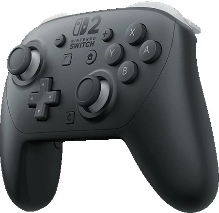 Gamepad Nintendo Switch 2 Pro, wireless, 40 orë bateri, i zi